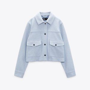 Zara | NWT Cropped Soft Jacket